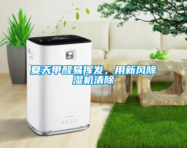 夏天甲醛易揮發(fā)，用新風(fēng)除濕機清除