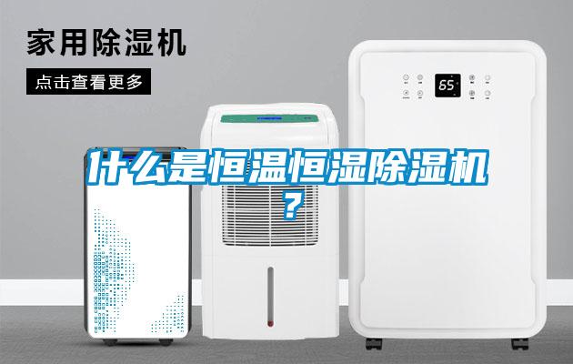 什么是恒溫恒濕除濕機(jī)？