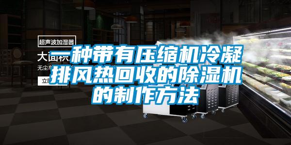 一種帶有壓縮機冷凝排風熱回收的除濕機的制作方法