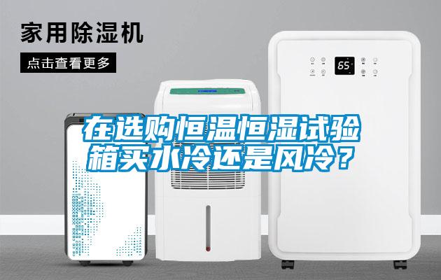 在選購恒溫恒濕試驗(yàn)箱買水冷還是風(fēng)冷？