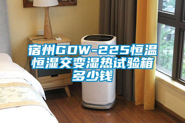 宿州GDW-225恒溫恒濕交變濕熱試驗(yàn)箱多少錢