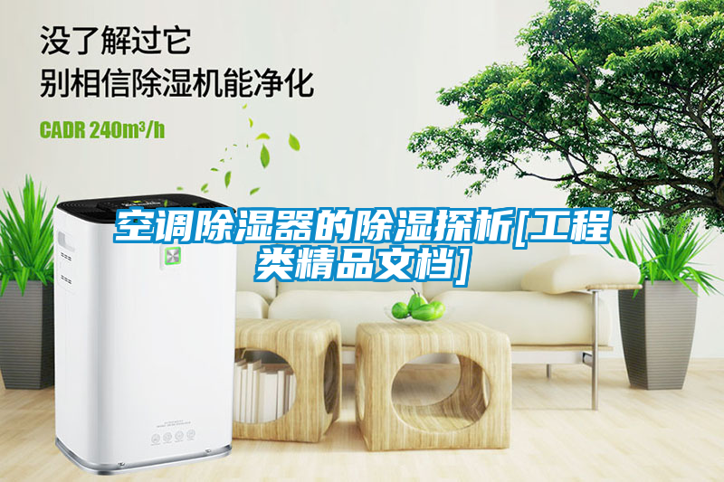 空調(diào)除濕器的除濕探析[工程類(lèi)精品文檔]