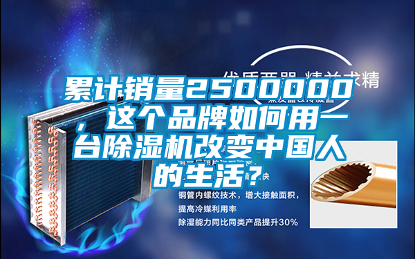 累計銷量2500000，這個品牌如何用一臺除濕機(jī)改變中國人的生活？