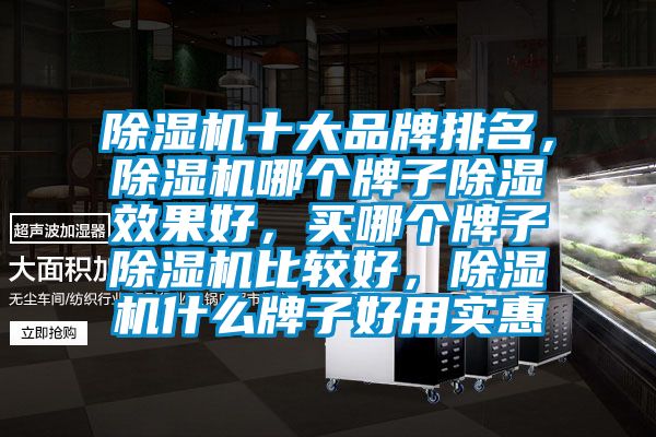 除濕機十大品牌排名，除濕機哪個牌子除濕效果好，買哪個牌子除濕機比較好，除濕機什么牌子好用實惠