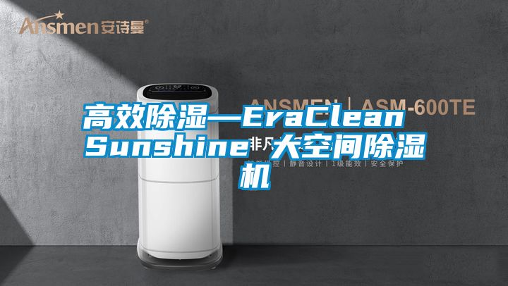 高效除濕—EraClean Sunshine 大空間除濕機